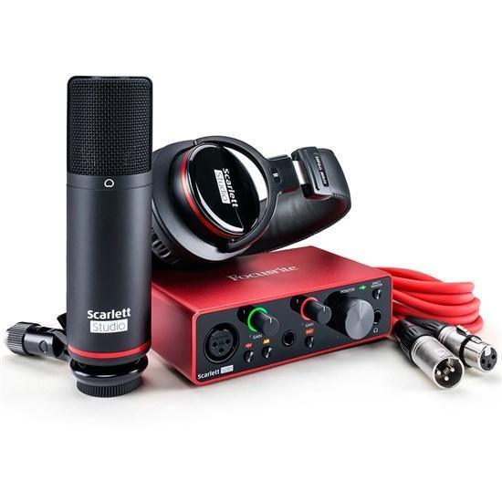 Focusrite - Scarlett Solo Gen 3 2-In/2-Out USB Audio Inter - Live & Recording - Interfaces by Focusrite at Muso's Stuff