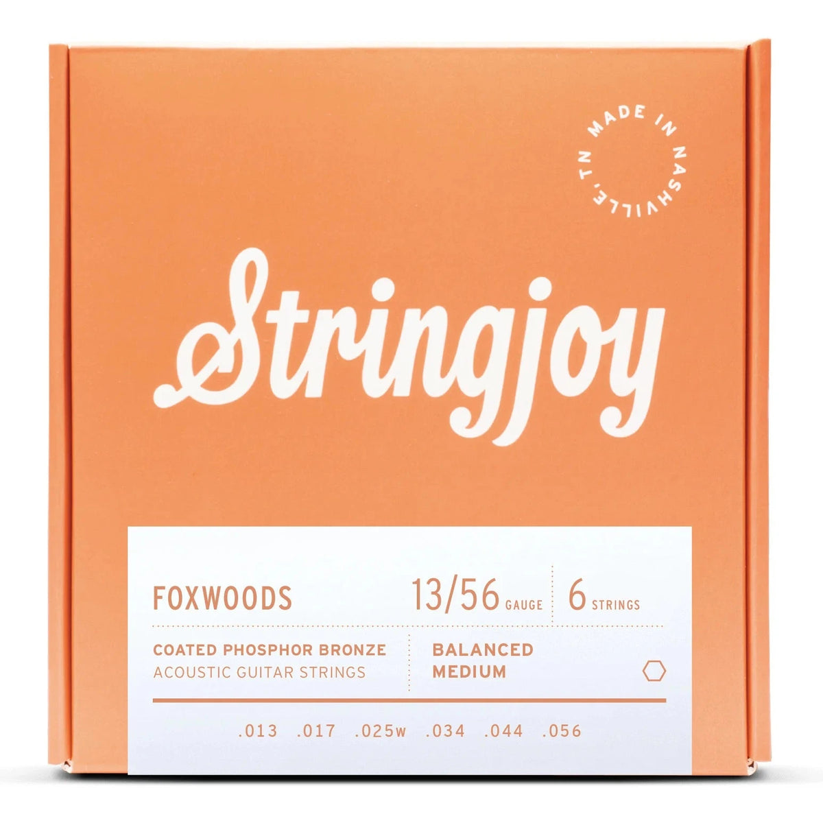 Foxwoods | Medium Gauge (13-56) Coated Phosphor Bronze Acoustic Guitar Strings