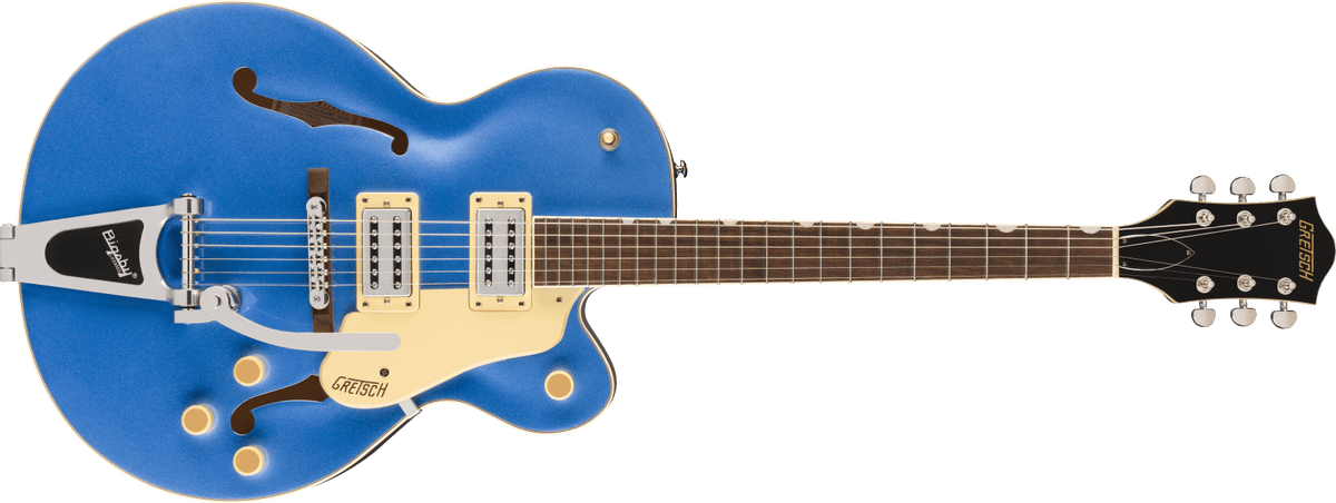 G2420T Streamliner Hollow Body with Bigsby Laurel Fingerboard BroadTron BT-3S Pickups Fairlane Blue