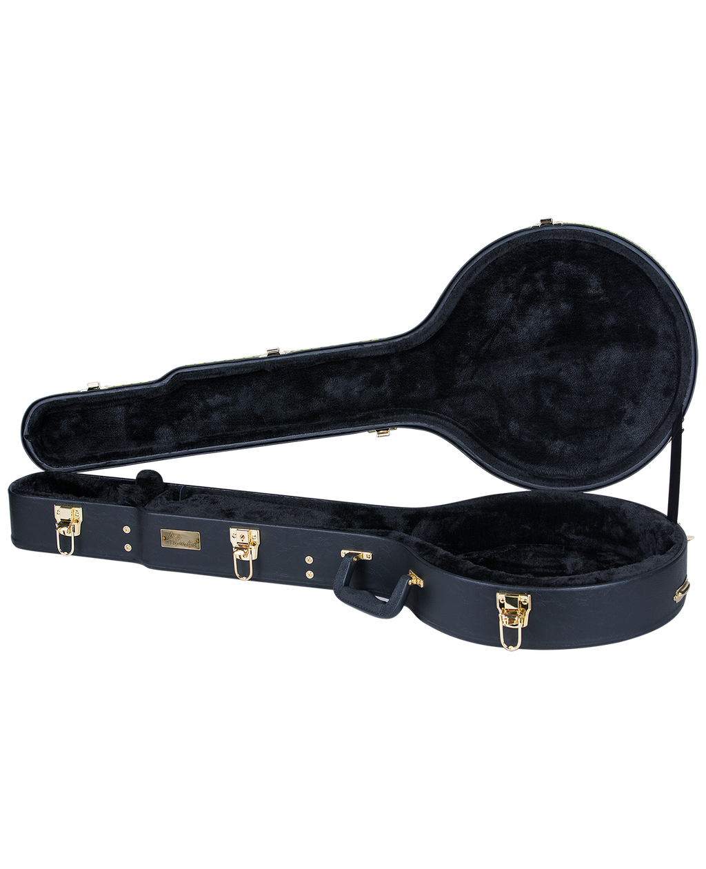 Golden Gate C-1535 open-back banjo hardshell case, open