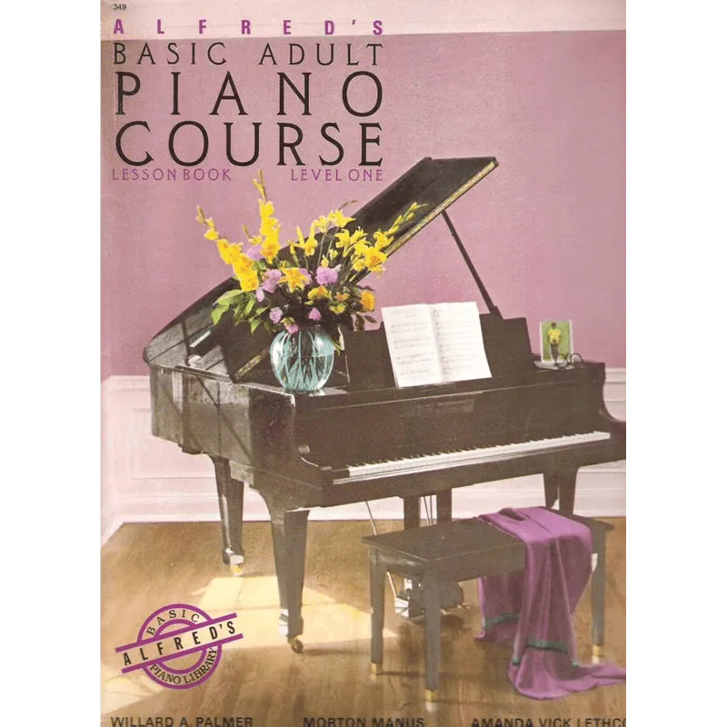 Alfred's Basic Adult Piano Course Lesson Book Level 1
