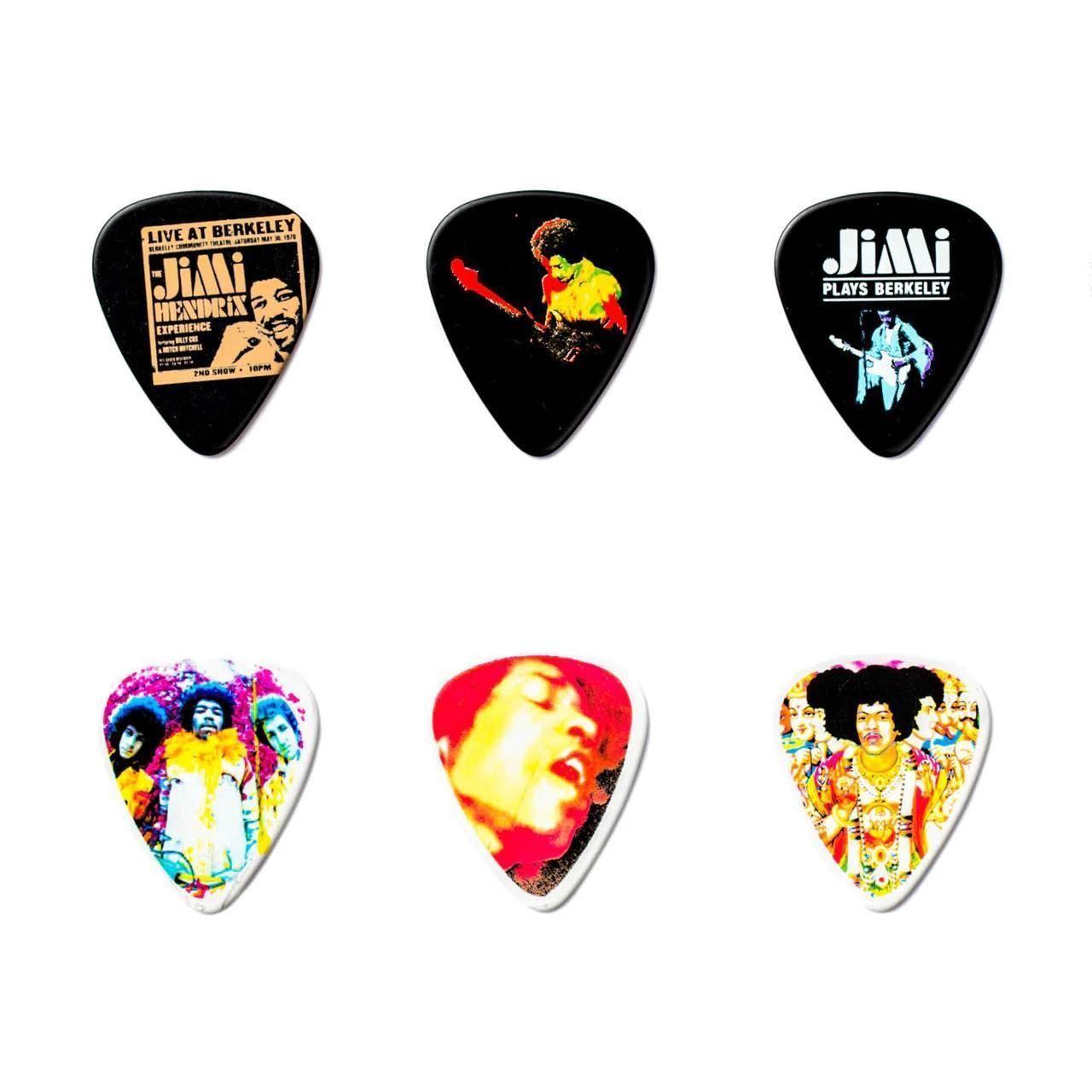 Hendrix Pick Tin Bold As Love Celuloid Medium - Guitars - Picks by Jim Dunlop at Muso's Stuff