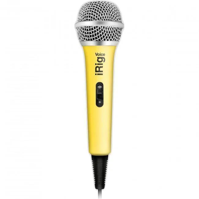 iRig Microphone Voice Yellow Version Handheld Anal Mic-Live & Recording - Microphones-Muso's Stuff 