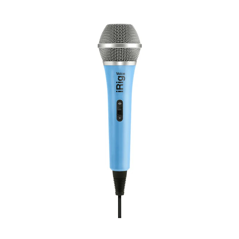 iRig Voice Blue Version Handheld Analogue Mic-Live & Recording - Microphones-IK Multimedia-Muso's Stuff 