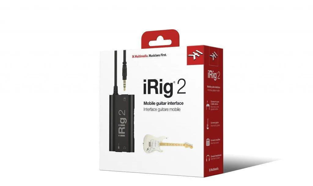 IK Multimedia iRig 2 Guitar & Bass Interface