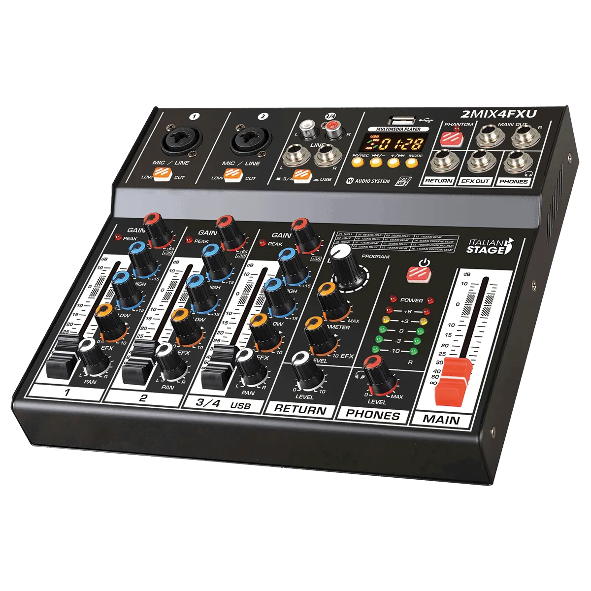 Italian Stage 2MIX4FXU Mixing Desk