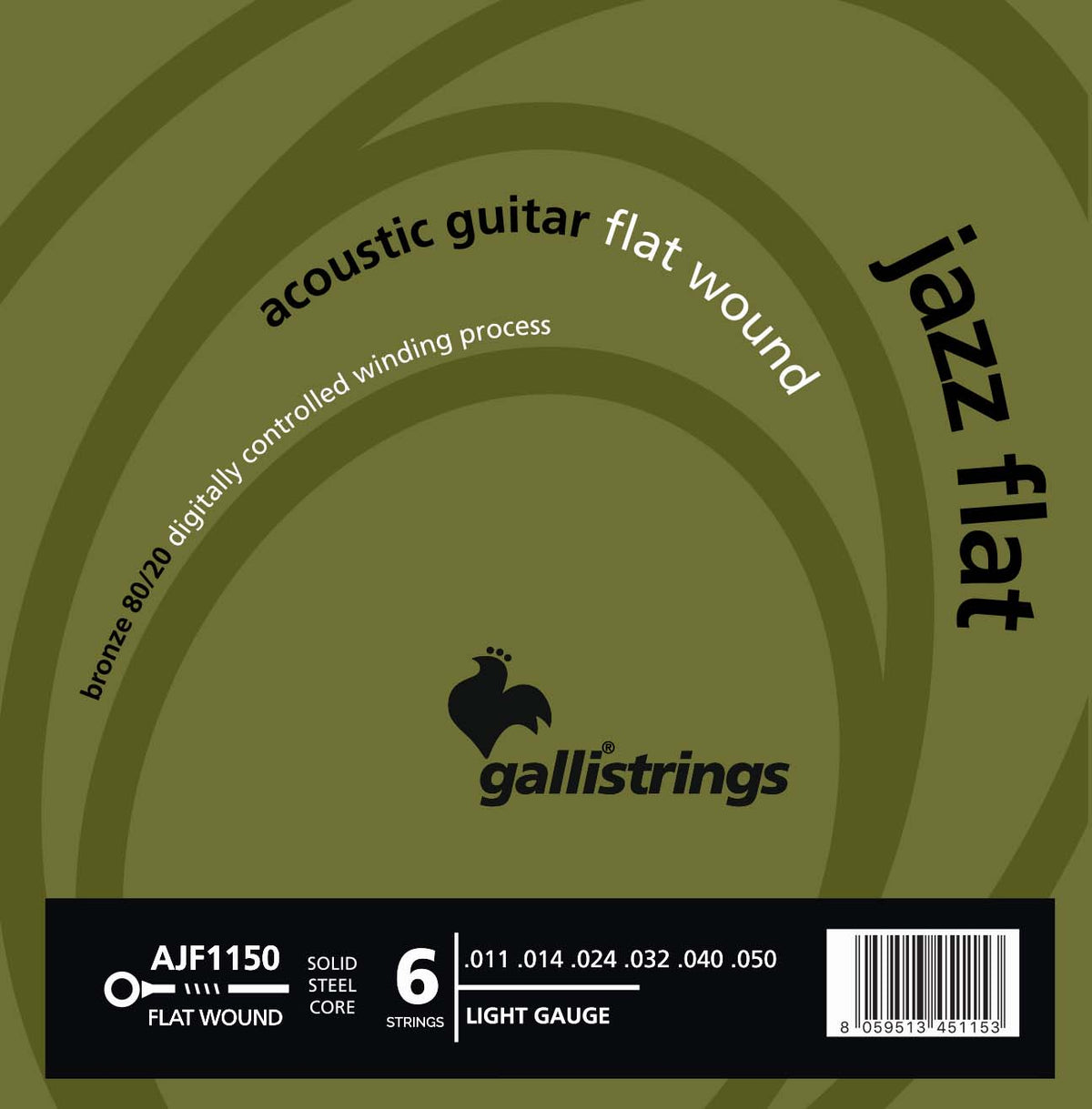 Jazz Flat Wound 11-50