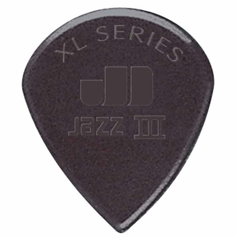 Jazz III XL Guitar Pick Player Pack Black Nylon Sti - Guitars - Picks by Jim Dunlop at Muso's Stuff