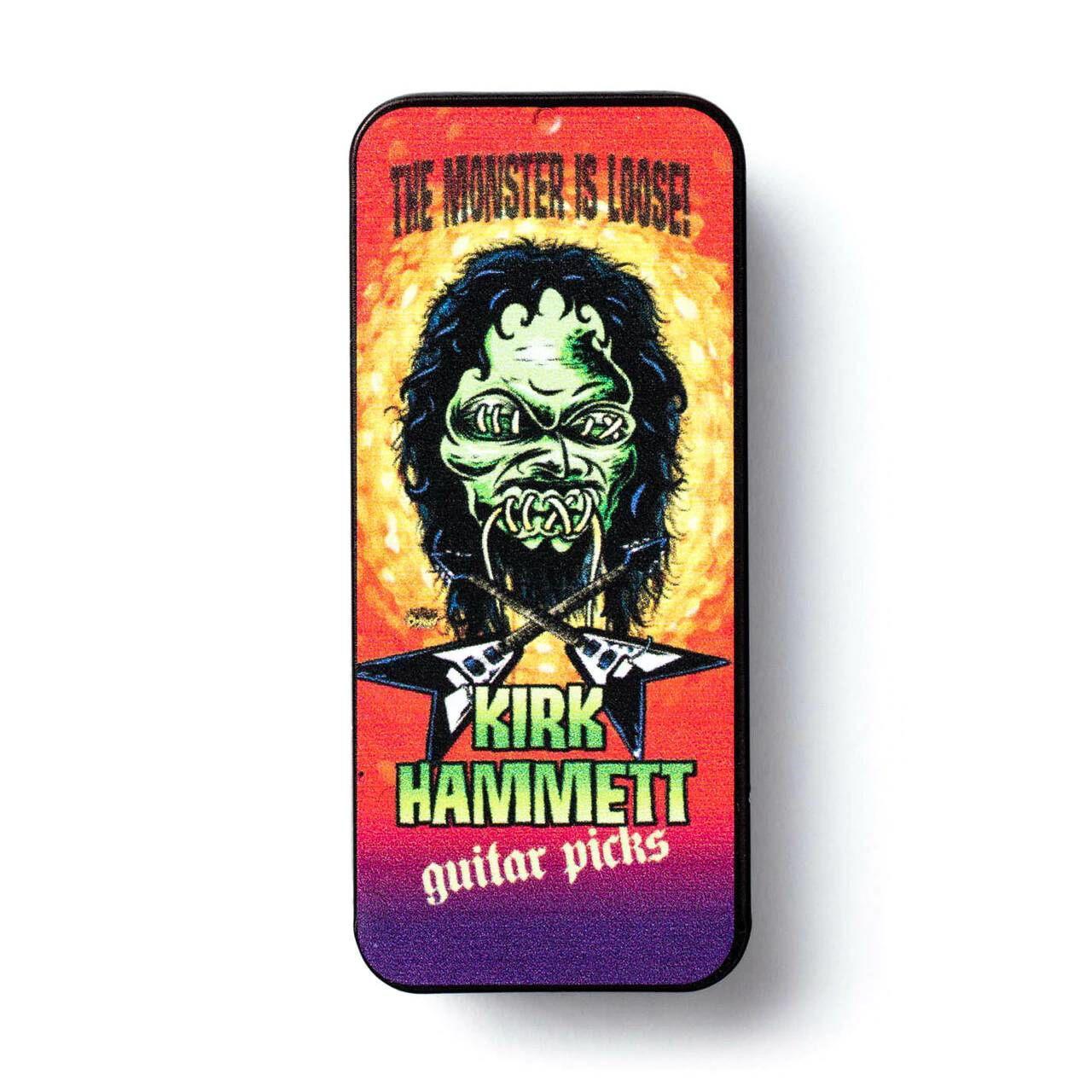 Kirk Hammett Signature Pick Tin W/Personal Touri - Guitars - Picks by Jim Dunlop at Muso's Stuff