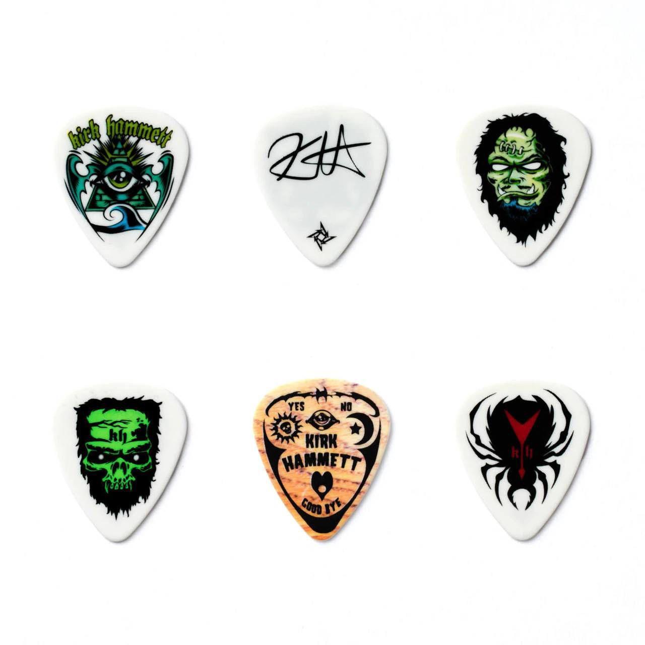 Kirk Hammett Signature Pick Tin W/Personal Touri - Guitars - Picks by Jim Dunlop at Muso's Stuff