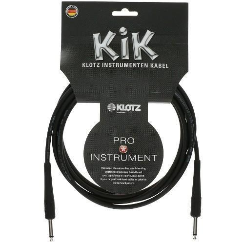 Klotz KIK Pro Guitar Cable - Straight Jacks - 6 Metre - Accessories - Cables & Adaptors by Klotz at Muso's Stuff