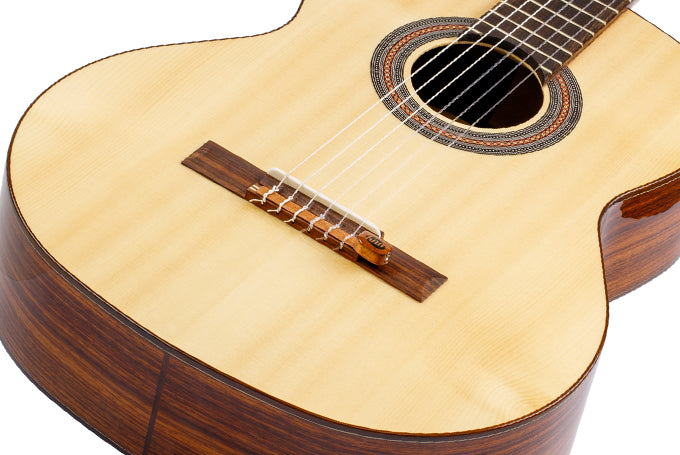 KNA NG1 Nylon String Pickup Piezo with Solid Wood Jack