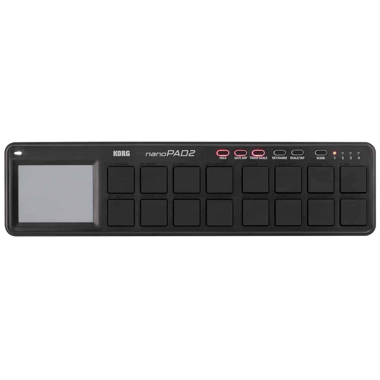Korg - Korg nanoPAD 2 Slim-Line USB Pad MIDI Controller - BLACK - Live & Recording - Midi Controllers by Korg at Muso's Stuff