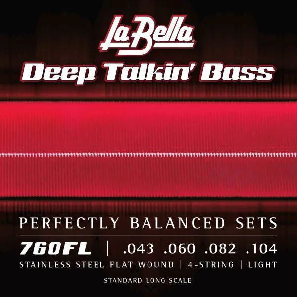 La Bella Bass Strings 760FL DTB Flatwound L 43-104