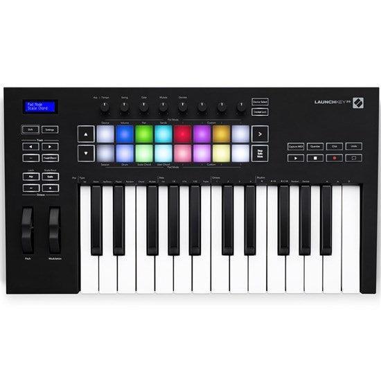 Launchkey 25 MK3 - 25 Key Fully Integrated MIDI Controller Keyboard with 16 Velocity Sensitive Pads - Keyboards - Synthesizers by Novation at Muso's Stuff