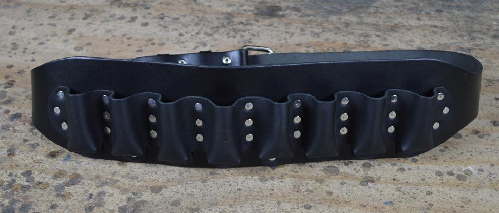 Leather Harmonica Belt - HARP - Straps by Colonial Leather at Muso's Stuff