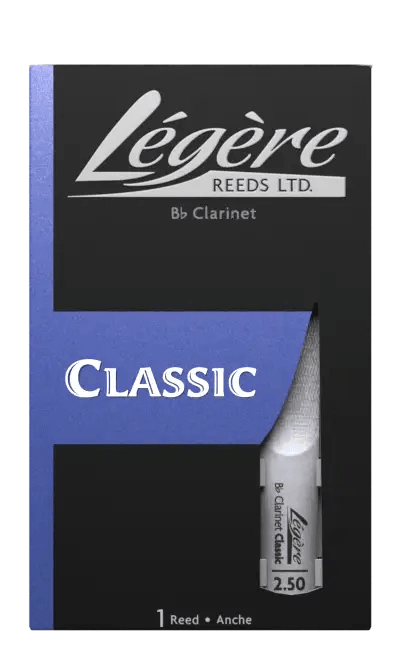 Legere - Clarinet 2.5 Classic Reed - Orchestral - Woodwind - Accessories by Legere at Muso's Stuff