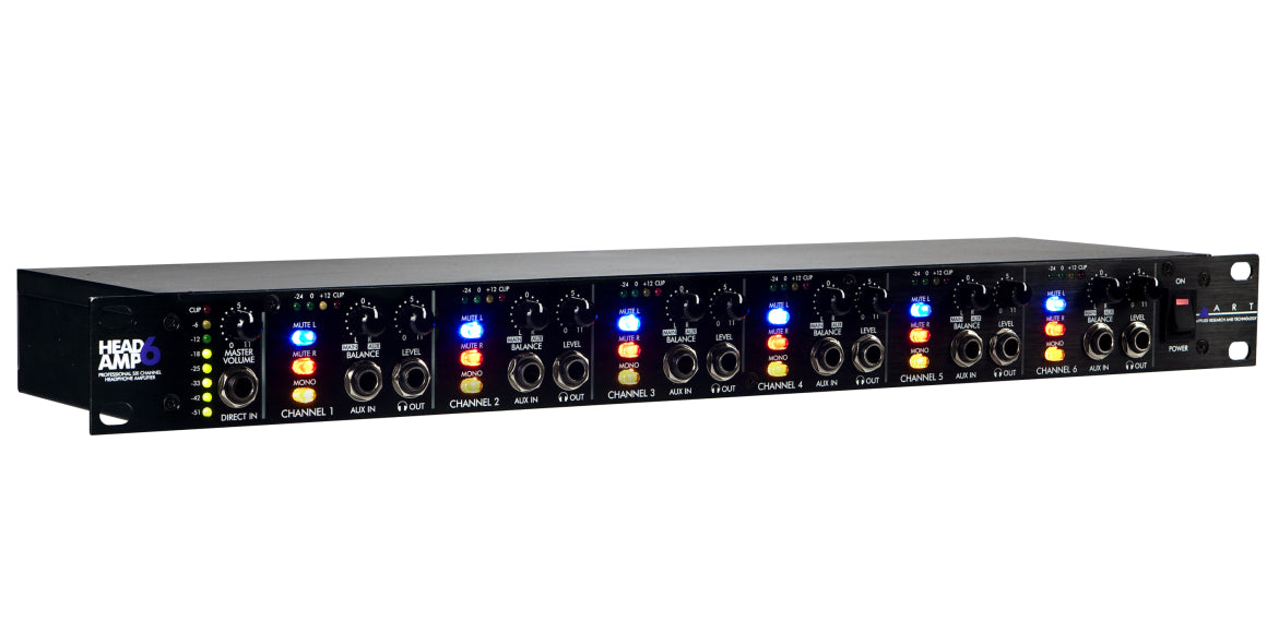 Headamp6 Professional Stereo 6-Channel Headphone Amplifier