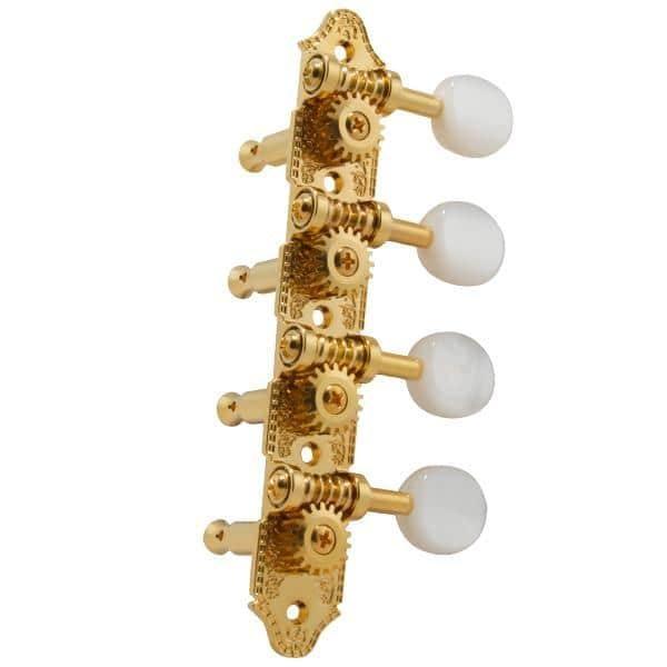 Mandolin Machine Heads Gold Pearloid Buttons - Guitars - Parts and Accessories by Grover at Muso's Stuff