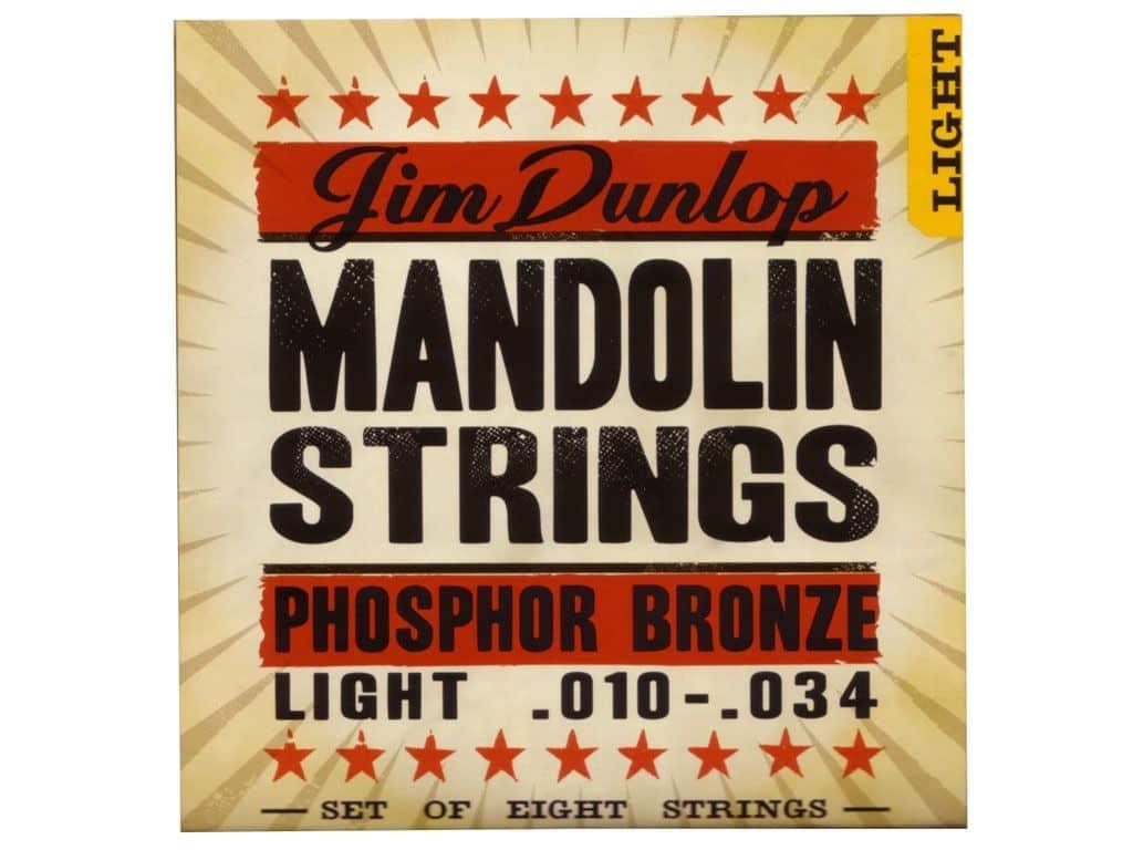 Mandolin Strings Set 10/34 Ph/Br Med/Lgt - Strings - Mandolin by Jim Dunlop at Muso's Stuff