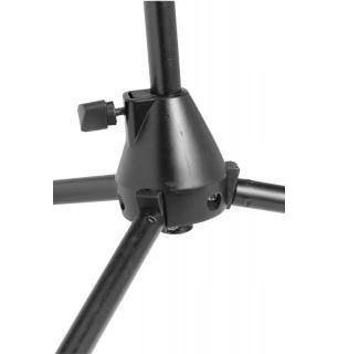 Microphone Boom Stand Euro Style Black Height Adj 36-63 - Live & Recording by On Stage at Muso's Stuff