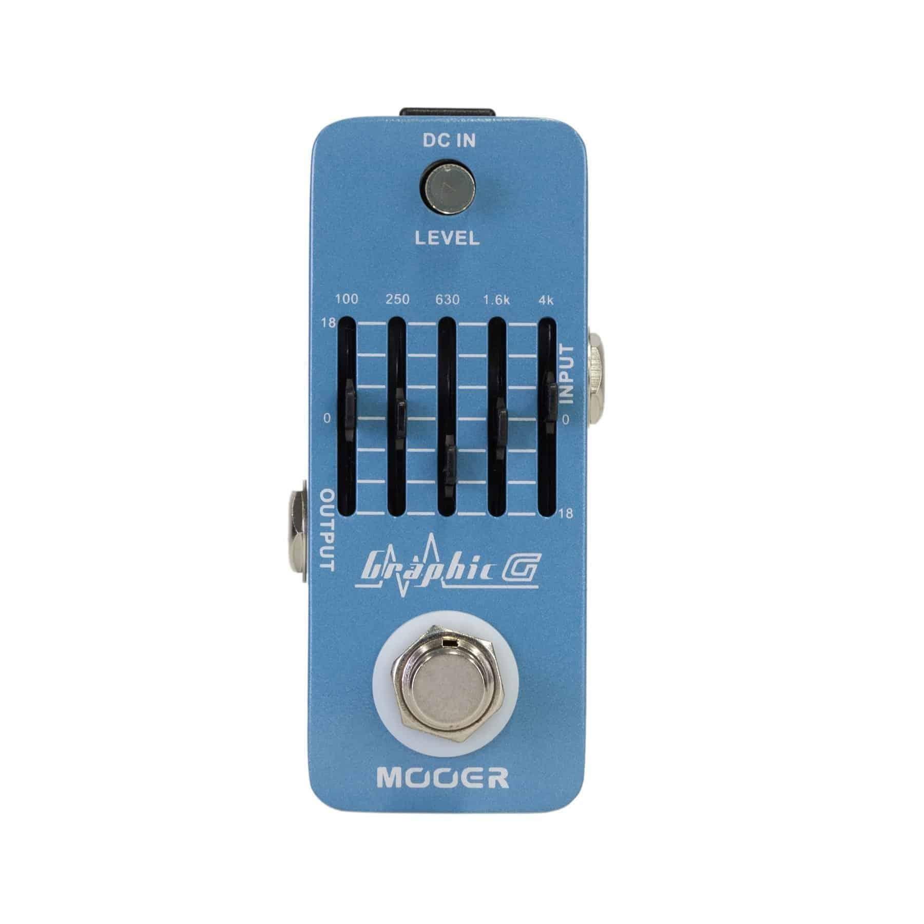 Mooer Graphic G EQ Micro Guitar Effects Pedal - Guitar - Effects Pedals by Mooer at Muso's Stuff