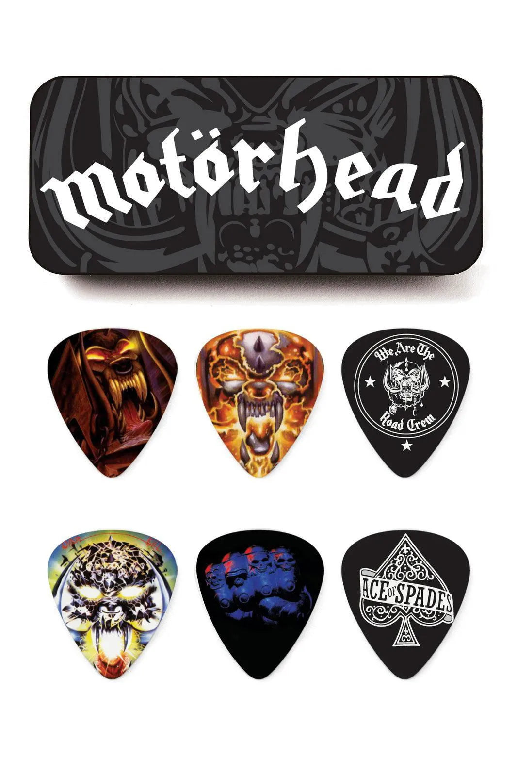 Dunlop Motorhead Pick Tin Album Art