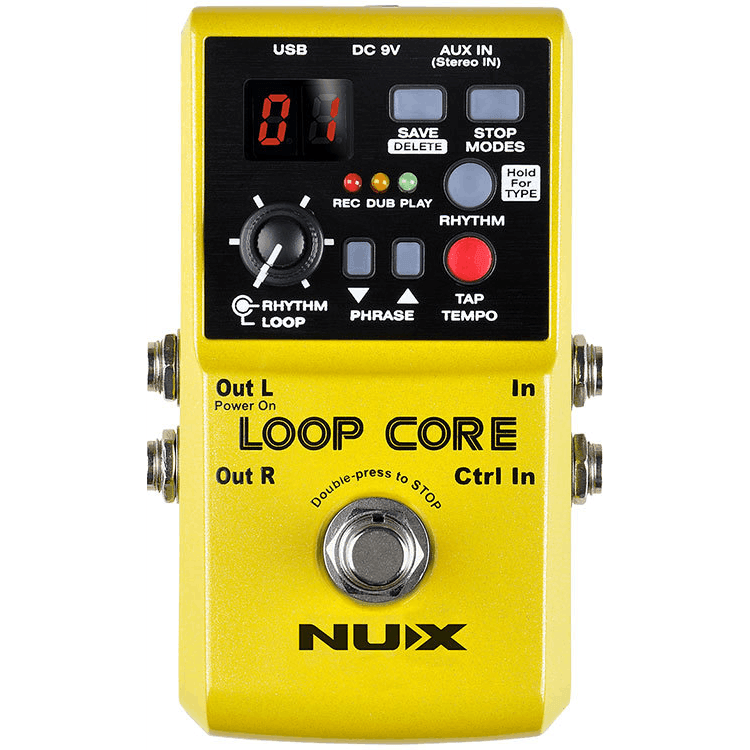 NU-X Loop Core Looper Pedal - Guitar - Effects Pedals by NU-X at Muso's Stuff