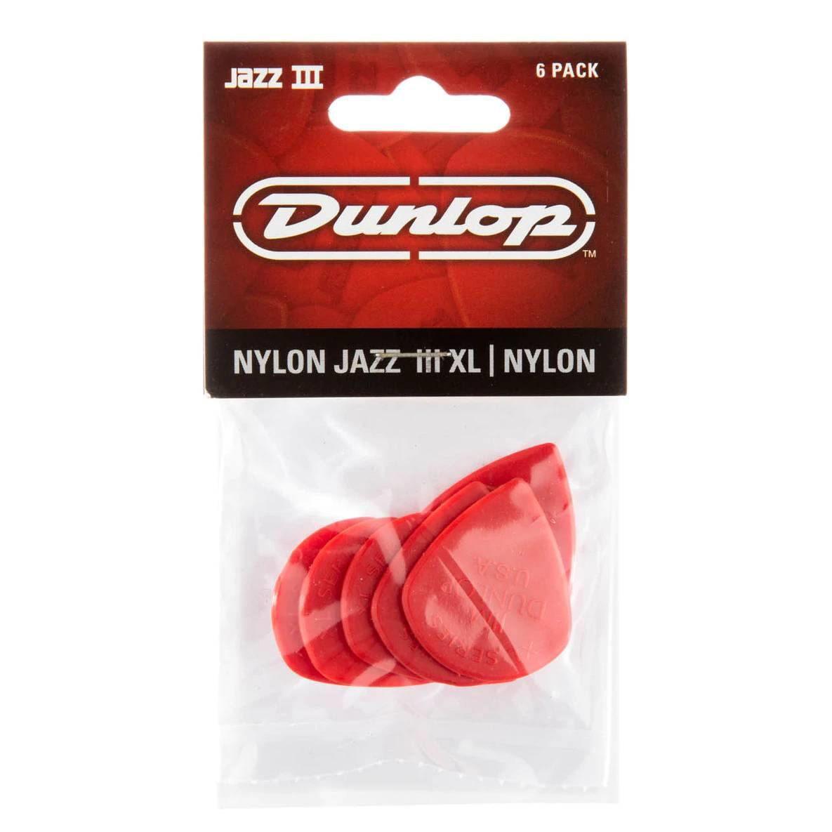 Nylon Jazz III XL Red Pack - Guitars - Picks by Dunlop at Muso's Stuff