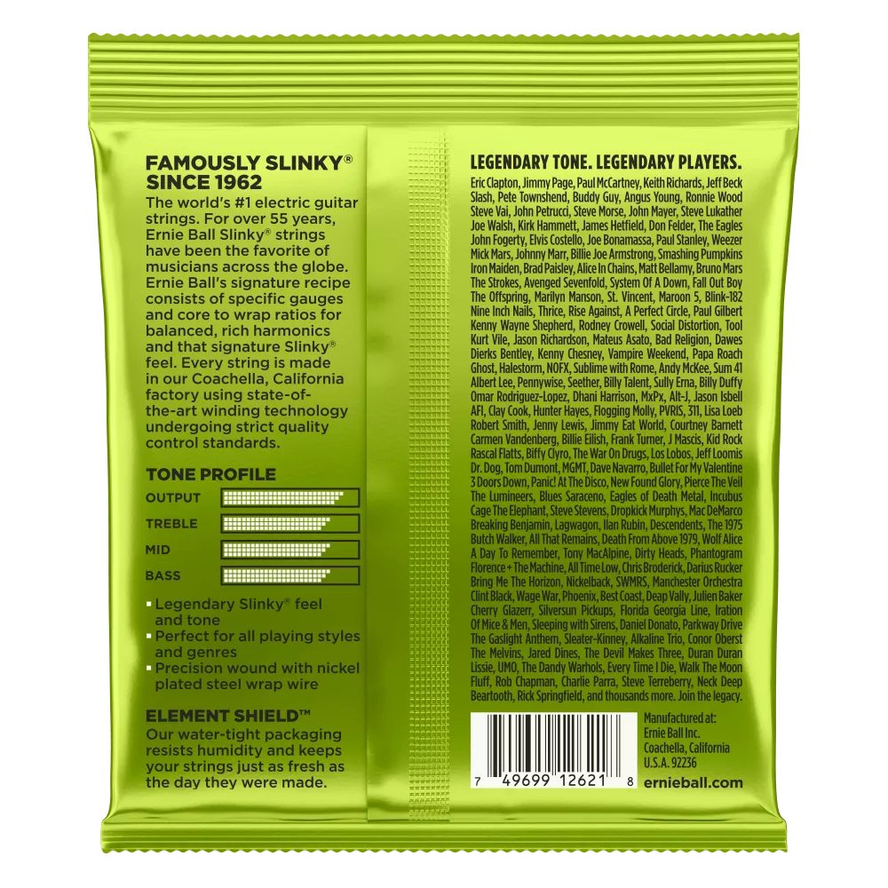 Regular Slinky 7-String Nickel Wound Strings - Electric Guitar