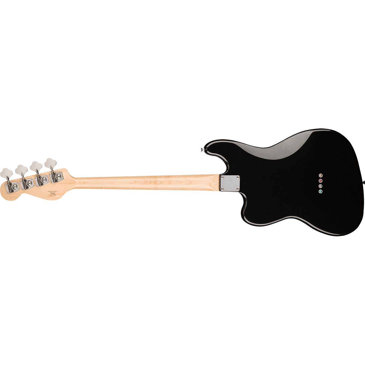 Paranormal Rascal HH Metallic Black - Bass by Squier at Muso's Stuff