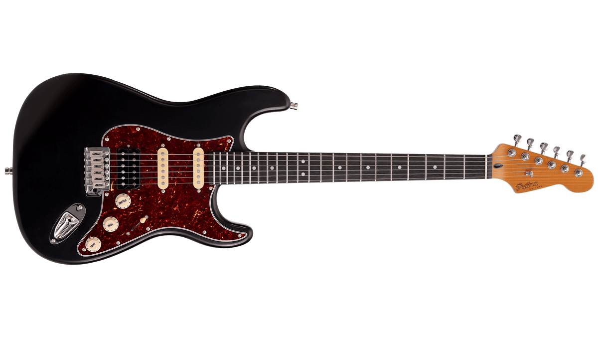 Patina PS-4-BK Electric Guitar – Black Nitrocellulose Finish