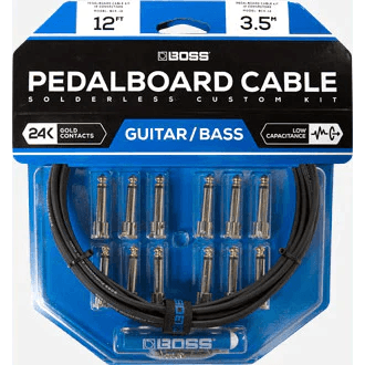 Pedalboard Cable Kit 12 Connectors12Ft - Pedal Boards - Accessories by Boss at Muso's Stuff