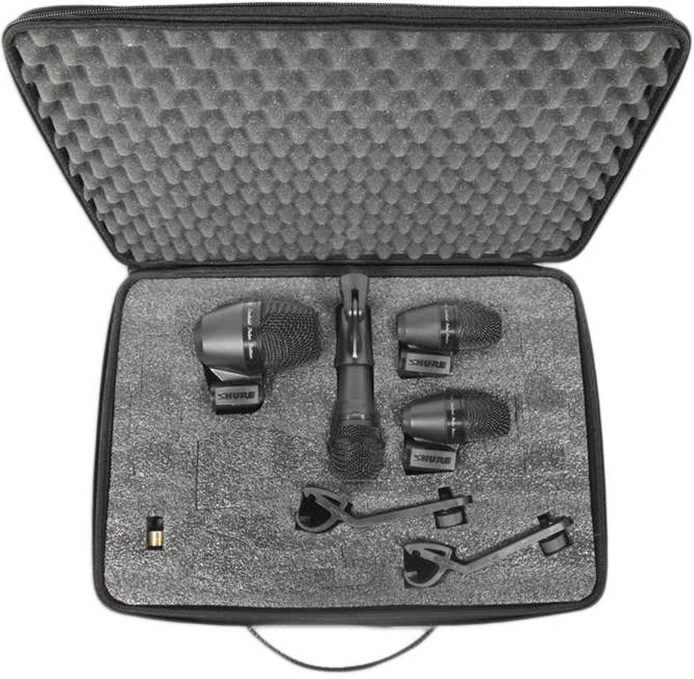 PGADRUMKIT4 4 Piece Microphone Drum Kit - Live & Recording by Shure at Muso's Stuff