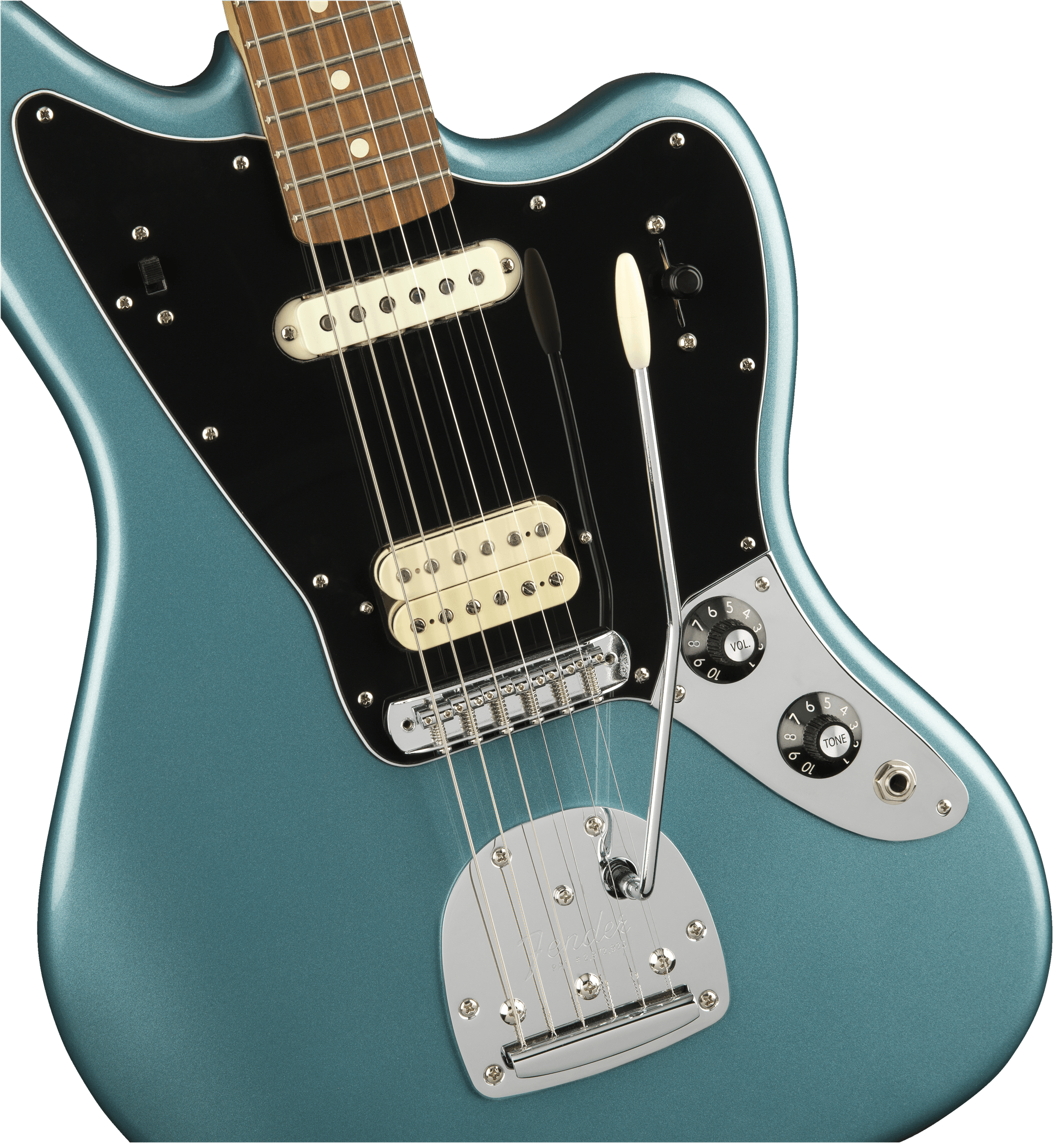 Player Jaguar Pau Ferro Fingerboard Tidepool - Guitars - Electric by Fender at Muso's Stuff