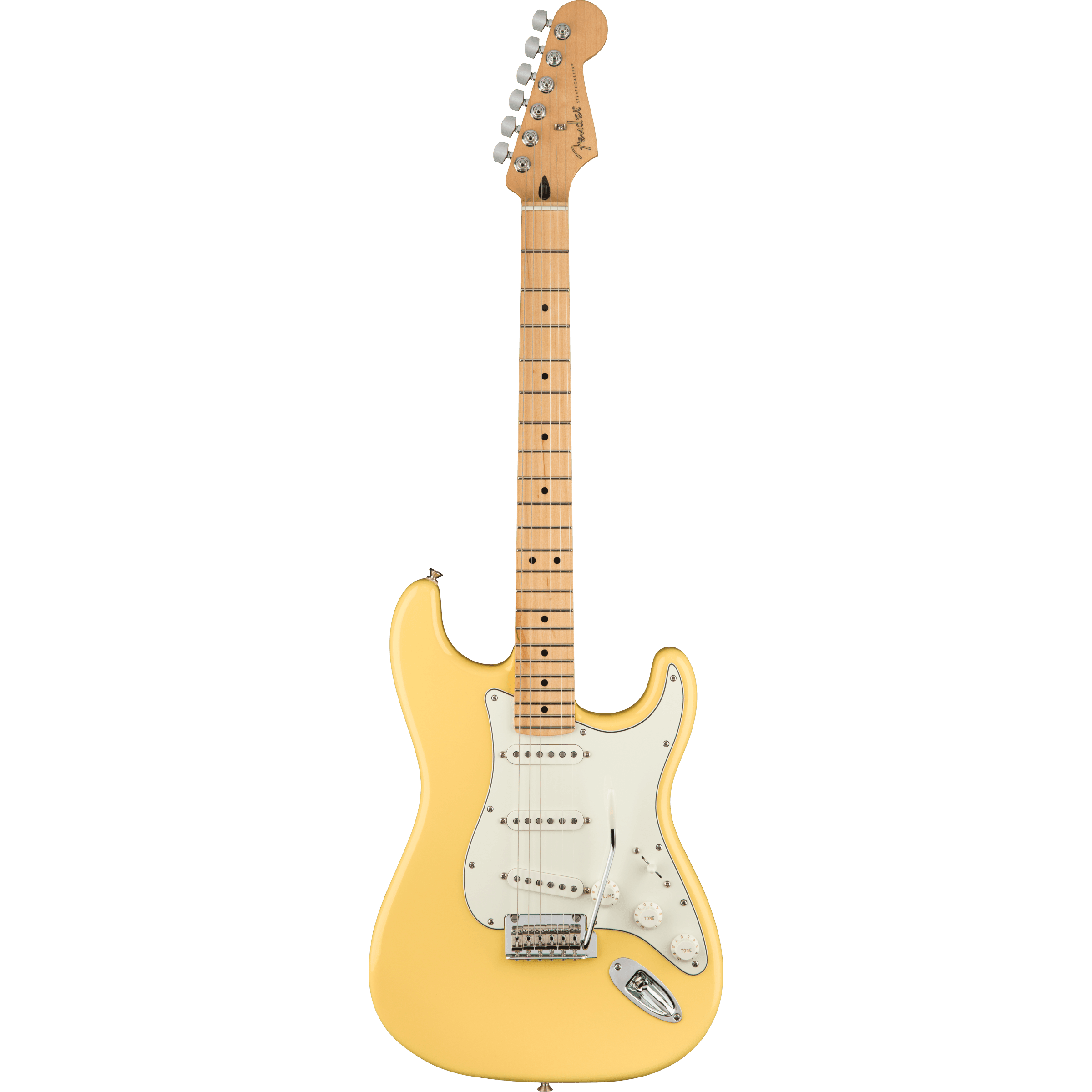 Player Stratocaster Maple Fingerboard Buttercream - Guitars - Electric by Fender at Muso's Stuff