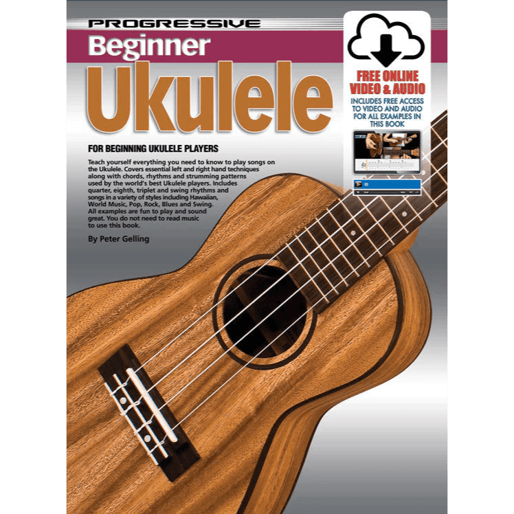 Progressive Beginner Ukulele Book/Oa - Print Music by Koala at Muso's Stuff