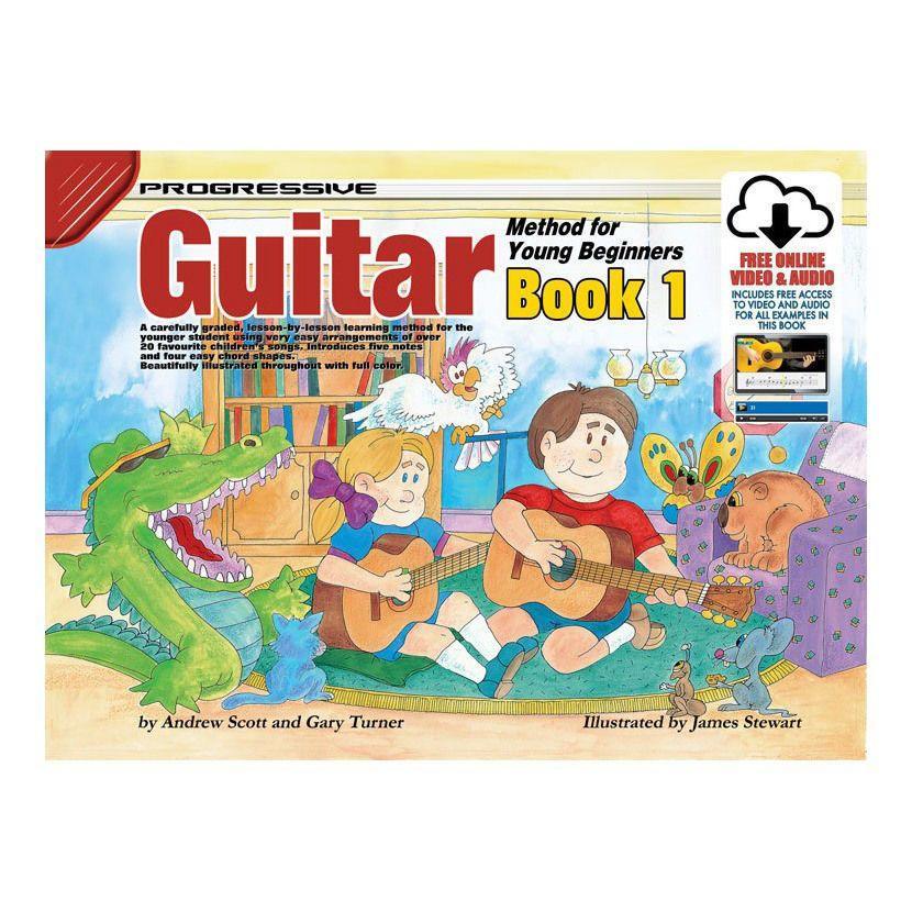 Progressive Young Beginner Guitar Book 1 - Print Music by Pro at Muso's Stuff