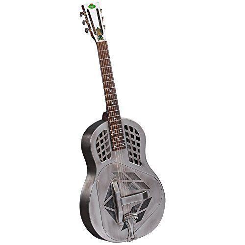 Rc-50 Metal Body Brass Tricone Antique Nickel - Guitars - Resonators by Regal at Muso's Stuff