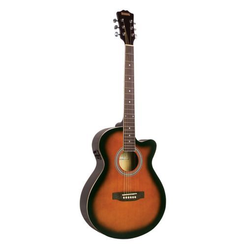 RGC51CETS Tobacco Sunburst Cutaway Electric Acoustic Guitar