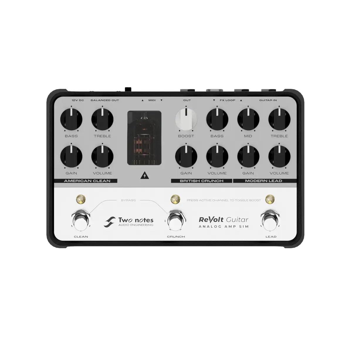 Revolt Guitar 3 Channel Analogue Amp Sim - Guitar - Effects Pedals by Two Notes at Muso's Stuff