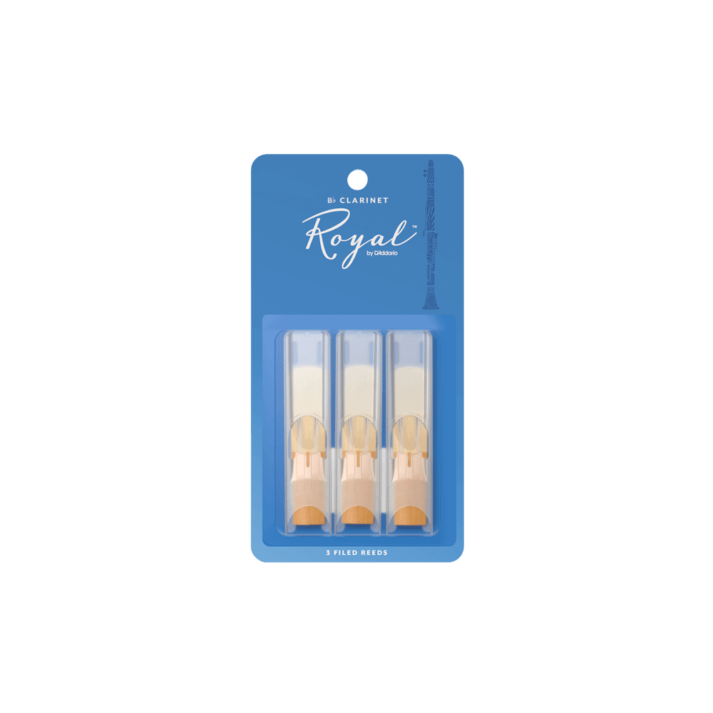Rico Royal - B Flat Clarinet Reed 2.0 Q/P03 - Orchestral - Woodwind - Accessories by Rico Royal at Muso's Stuff