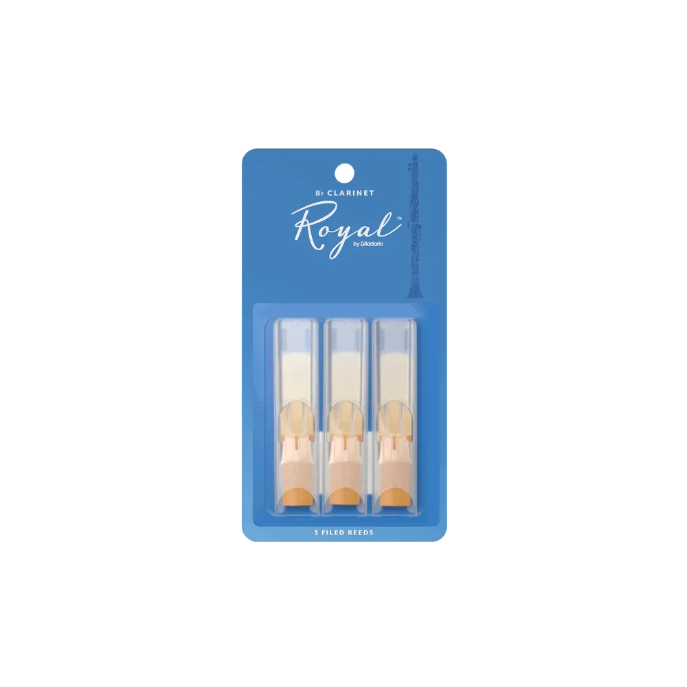 Rico Royal 3-Pack Bb Clarinet 3.0 Reeds