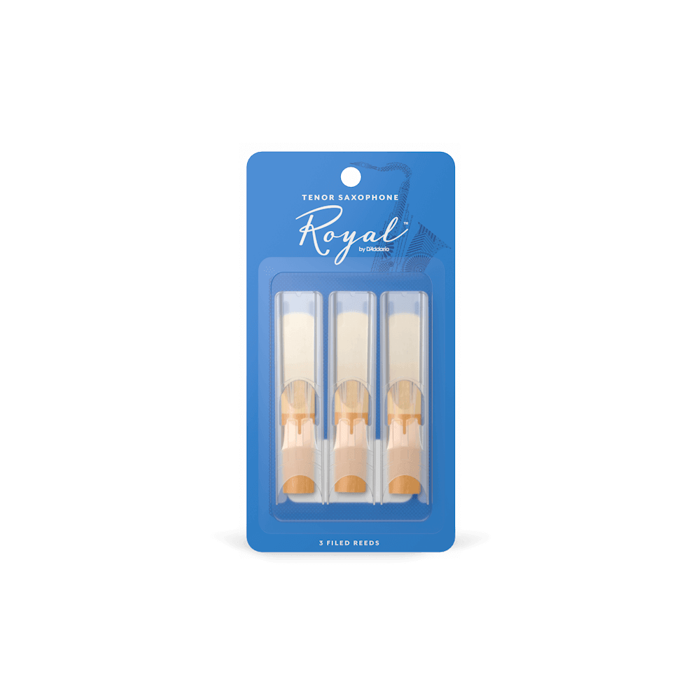 Rico Royal - Tenor Sax Reeds 2.5 Q/3 Pack - Orchestral - Woodwind - Accessories by Rico Royal at Muso's Stuff
