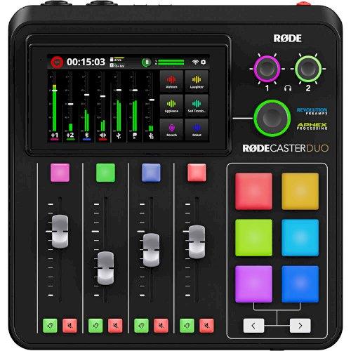 RODE RODECaster Duo Integrated Audio Production Studio - Live & Recording by RODE at Muso's Stuff