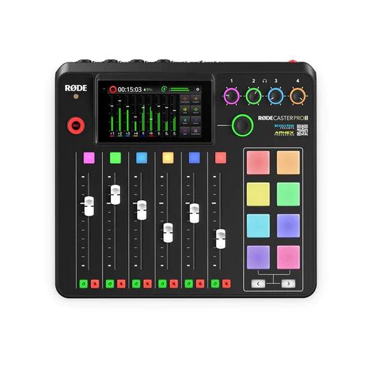 Rode RODECaster Pro II Integrated Audio Production Studio - Live & Recording by RODE at Muso's Stuff