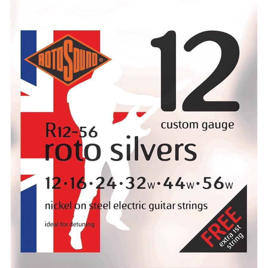 Rotosound 12-56 Roto Silvers Electric Set - Strings - Electric Guitar by Rotosound at Muso's Stuff