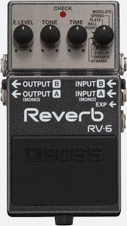 RV-6 Reverb Compact Pedal - Guitar - Effects Pedals by Boss at Muso's Stuff