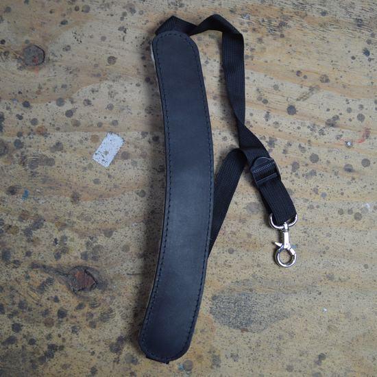 Sax Strap W/Sheepskin Pad - SAXNWOOL - Straps by Colonial Leather at Muso's Stuff