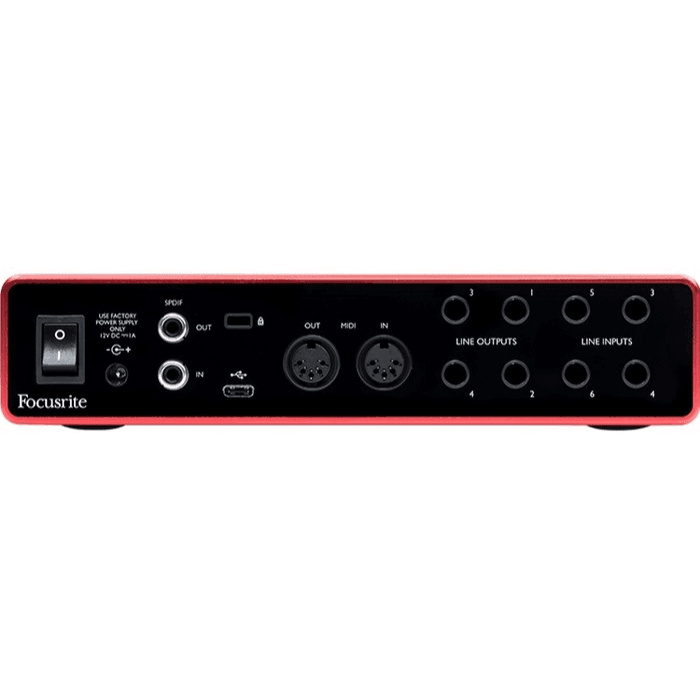 Scarlett 8i6 3rd Gen - Live & Recording - Interfaces by Focusrite at Muso's Stuff